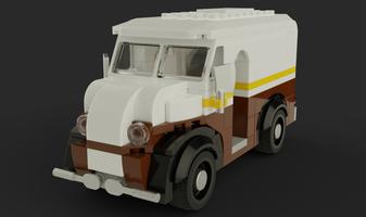 Набор LEGO MOC-99665 Vintage delivery truck