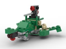 Набор LEGO MOC-99741 Green Battleship