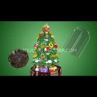 Набор Mould King 10089 Музыкальная шкатулка «Ёлка» (розовая)
