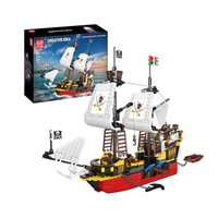 Набор Mould King 10137 Корабль «Месть Рыжей Бороды»