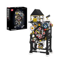 Набор Mould King 10159 Механические часы в стиле киберпанк