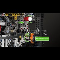 Набор Mould King Механические часы в стиле киберпанк