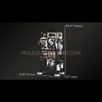 Набор Mould King Механические часы в стиле киберпанк