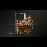 Набор Mould King Часы-куб в стиле стимпанк