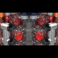 Набор Mould King Механические часы в стиле киберпанк (второй вариант)