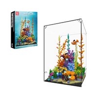 Набор Mould King 10270 Коралловый риф с подсветкой в витрине