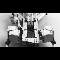 Набор Mould King Автокран Liebherr LTM 11200 на радиоуправлении (красный)