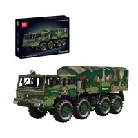 Набор Mould King 20039 Военный грузовик KOLOS 8x8 на радиоуправлении (зелёный)