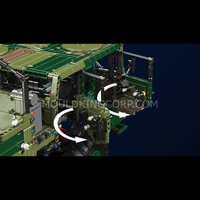 Набор Mould King Военный грузовик KOLOS 8x8 на радиоуправлении (камуфляж)