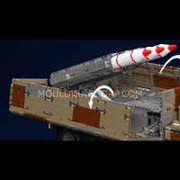 Набор Mould King Ракетный тягач 8x4 на радиоуправлении (камуфляж)