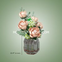 Набор Mould King Букет белых роз