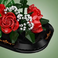 Набор Mould King Букет красных роз с гипсофилой