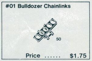 Набор LEGO 01-2 Bulldozer Chain Links