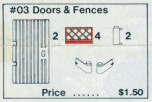 Набор LEGO 03 Doors and Fences