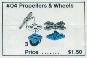 Набор LEGO 04 Propellers and Wheels