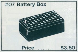 Набор LEGO 07 Battery Box