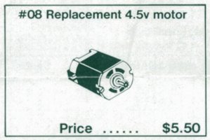 Набор LEGO 4.5V Replacement Motor