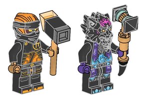 Набор LEGO Cole vs. Lord Ras