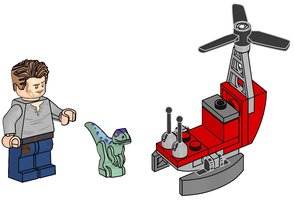Набор LEGO 122403 Owen with Helicopter