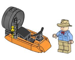 Набор LEGO 122508 Alan Grant and Propeller Boat