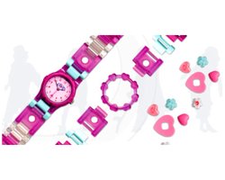 Набор LEGO 4216814 Clikits Heart Buildable Watch (Pink)