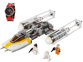 Набор LEGO 5002512 Gold Leader's Y-Wing Starfighter and Watch Bundle