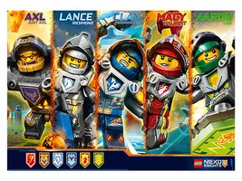 Набор LEGO Nexo Knights Character Poster