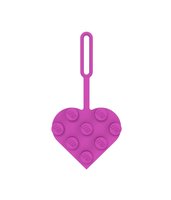 Набор LEGO 3x3 Heart Pink Bag Tag