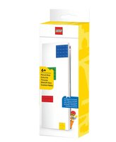 Набор LEGO 53707 Pencil Box with Four Building Bricks and Construction Worker Minifigure