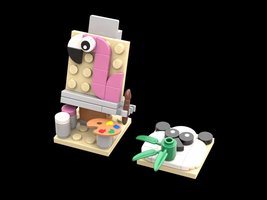 Набор LEGO 6581677 Creative Wildlife Panda and Flamingo
