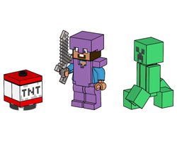 Набор LEGO 662502 Steve with Creeper and TNT