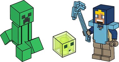 Набор LEGO 662508 Hero with Slime and Creeper