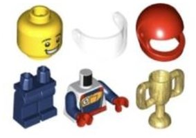 Набор LEGO 6648849 Racer Minifigure