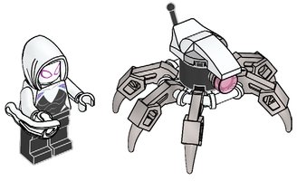 Набор LEGO 682405 Ghost-Spider and Spider Robot