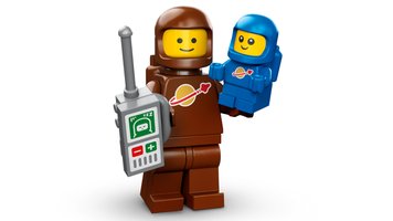 Набор LEGO 71037-3 Brown Astronaut and Spacebaby