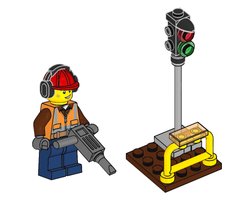Набор LEGO 952111 Builder and Traffic Light