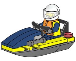 Набор LEGO 952408 Policeman with Jetboat