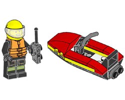 Набор LEGO 952505 Firefighter with Water Scooter