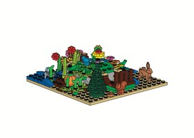 Набор LEGO EG00119 Botanical Minifigure Stand