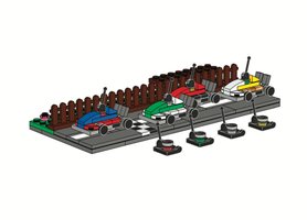 Набор LEGO EG00122 Remote Control Car Minifigure Stand