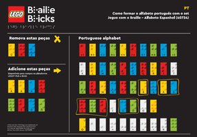 Набор LEGO EG00140 Braille - Portugal/Brazil Alphabet