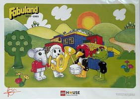 Набор LEGO LEGO Fabuland Tribute Art Print