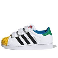 Набор LEGO H03964 adidas Superstar CF J x LEGO (White Yellow Green) - Kids' Shoes