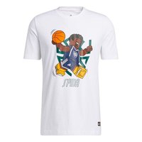 Набор LEGO HA7057 adidas x LEGO Crossover Dame Ss . Mitchell Funny Blocks Basketball White T-Shirt
