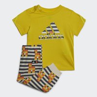 Набор LEGO HB4462 adidas x Classic LEGO Yellow T-Shirt and Pants Set