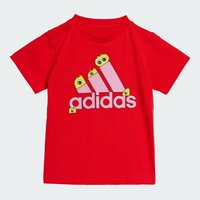 Набор LEGO adidas x Classic LEGO Duplo Red Graphic Kids' T-Shirt