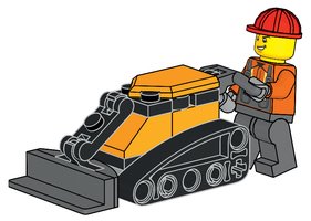 Набор LEGO L0002221 Construction Worker