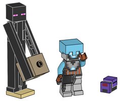 Набор LEGO L0002252 Space Sentinel, Enderman and Endermite
