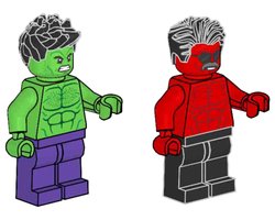 Набор LEGO L0002278 Hulk vs. Red Hulk