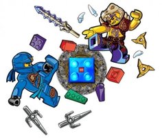 Набор LEGO Ninjago Brick Night Light and Wall Decals - Jay